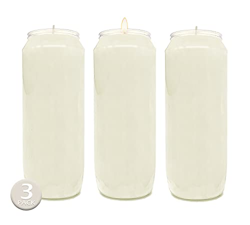 7" White Spiritual and Ritual Prayer Candles